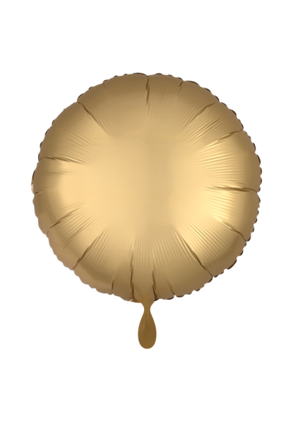 Folienballon 45cm Rund Satin Gold